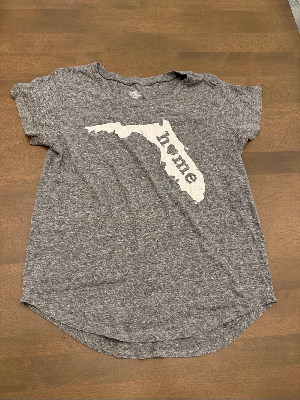 State of Mine Florida Home Gray Graphic T-Shirt Small